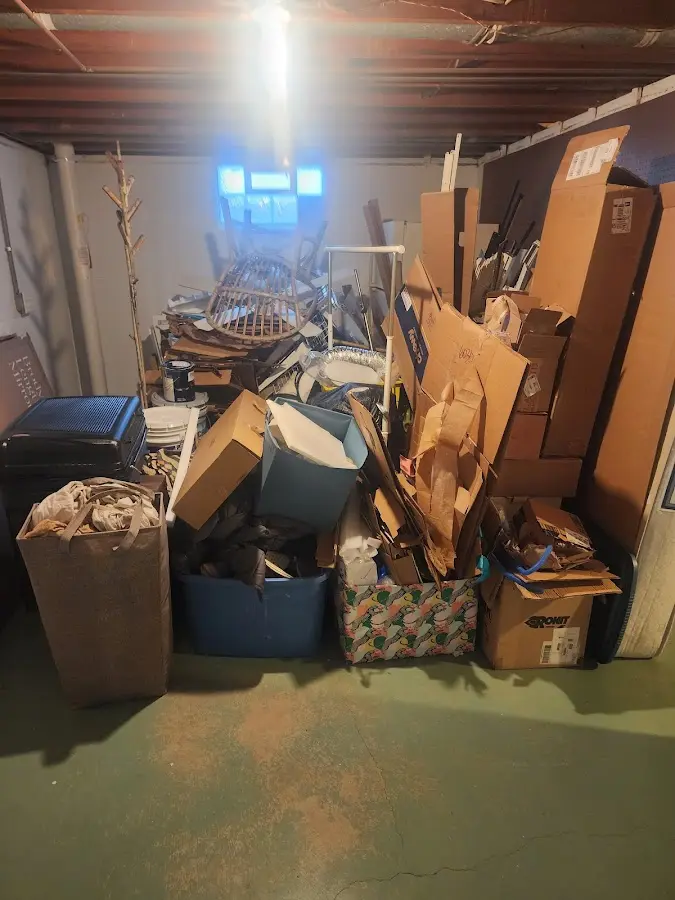 Roll-off dumpster container at job site for 15 Yard Dumpster Rental in Villa Rica